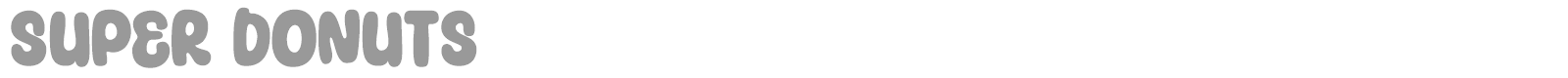 Super Donuts font preview